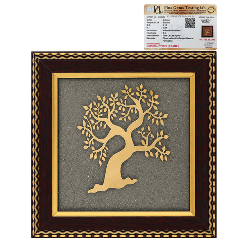 Pyrite Tree of Life Frame for growth