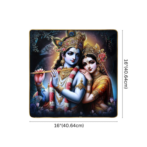 Radha-Krishna Resin Wall Painting