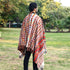 Rajasthani Handwoven Pattu Shawl— Ivory—78.74" X 37.79"