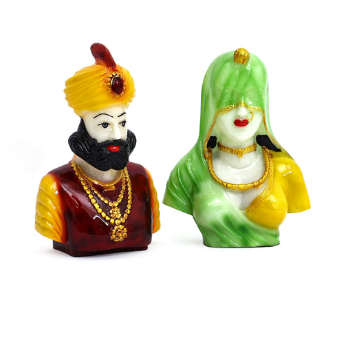 Rajasthani couple figurine (Set of 2)