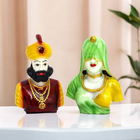 Rajasthani couple figurine (Set of 2)