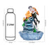 Romantic Couple Fountain for Home Décor—Orange and Green