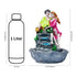 Romantic Couple Fountain for Home Décor—Pink and Green