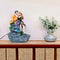 Romantic Couple Fountain for Home Décor—Orange and Green