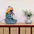Romantic Couple Fountain for Home Décor—Orange and Green