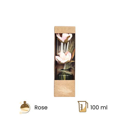 Rose Aroma Reed Diffuser—Pink