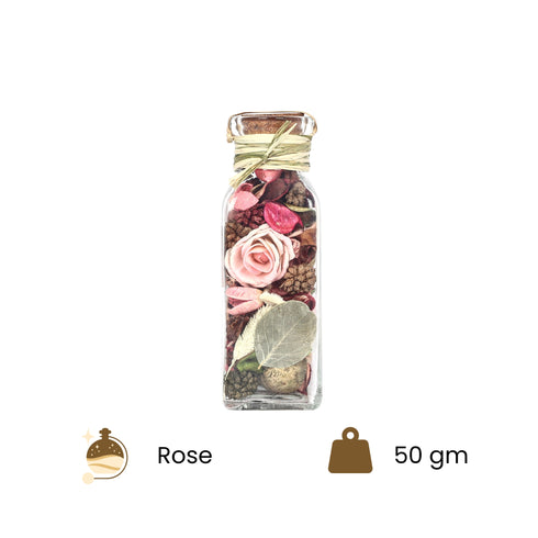 Rose Fragrance Potpourri Jar for Home Décor