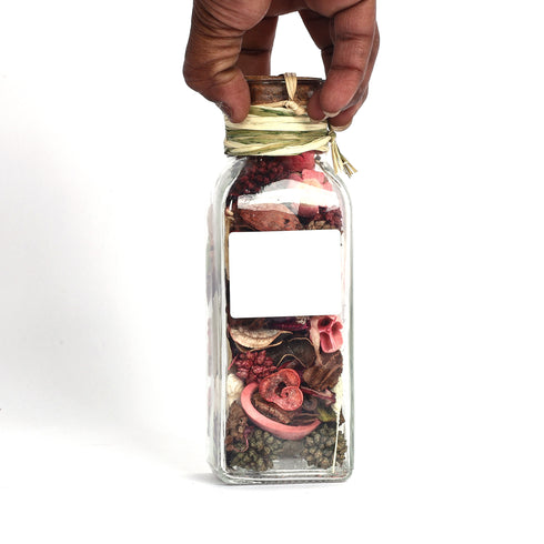 Rose Fragrance Potpourri Jar for Home Décor