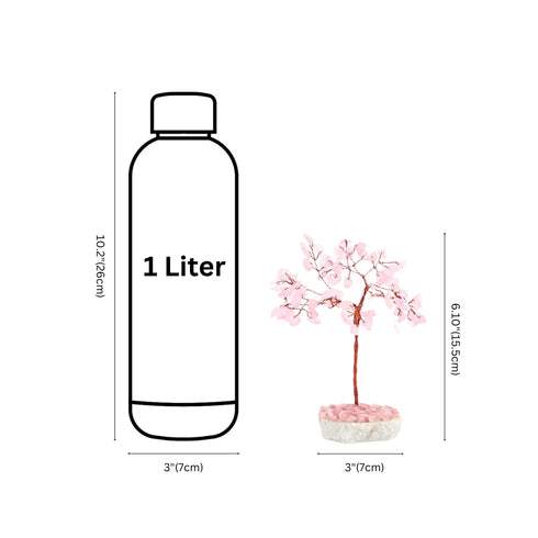 Rose Quartz Wishing tree/Crystal Tree/ Gemstone Tree