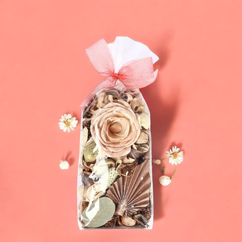 Rose and Champagne Scented Potpourri for Home Décor