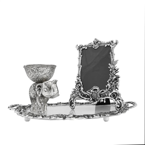 Royal Elephant German Silver Collection - Luxurious 3-Piece Entertaining Set