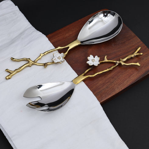 Royal bloom Serving spoon set (Set of 2)