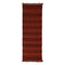 Rust and Brown Handwoven Jawaja Durrie—Stripe Pattern
