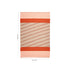 Rust and Peach Handwoven Jawaja Durrie - Stripe Pattern