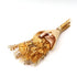Rustic Dried Flower Bouquet in Kraft Paper Wrap – Handmade Golden Wheat & Bloom Arrangement for Home Decor & Gifting