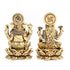 Sacred Brass Lakshmi Ganesha Idols – Spiritual Decor Item