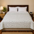 Sage Green Blossom Handcrafted Double Bed Dohar
