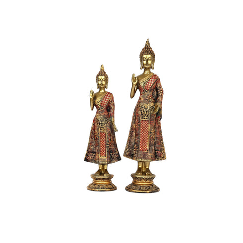 Serene Buddha Pair Home Décor