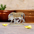 Silver-Golden plated Divine Kamdhenu Cow and Calf