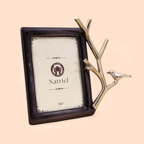 Silver Bird Aluminium photo frame (Set of 2)