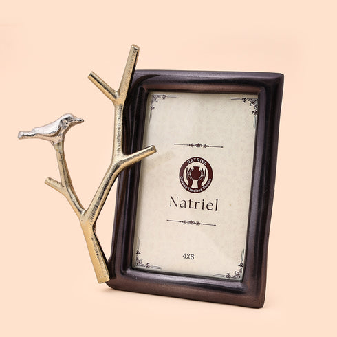 Silver Bird Aluminium photo frame (Set of 2)