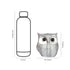 Silver Owl Decorative Statue