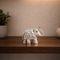 Silver Plated Decorative Elephant Figurine