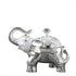 Silver Regal Elephant Decorative Sugar Pot with Crystal Knob and a Spoon