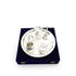 Silver plated Brass Pooja Thali set with Velvet Box (7 piece)