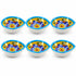 Handcrafted Blue Pottery Diya with Colourful Floral Motifs