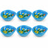 Sky Blue Decorative Floral Pattern Blue Pottery Diya