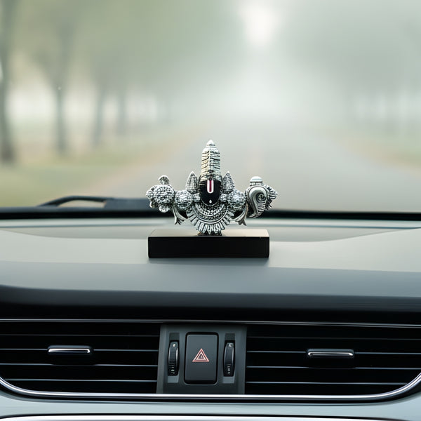 Small Antique Finish Balaji Face Statue for Home Temple