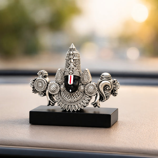 Small Antique Finish Balaji Face Statue for Home Temple