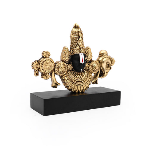 Small Antique Finish Balaji Face Statue for Home Templ