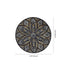 Small Bidri Art Decorative Plate - Silver & Gold inlay work