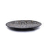 Small Bidri Art Decorative Plate - Silver & Gold inlay work