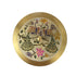 Small Brass Twin Peacock Design Spice Box