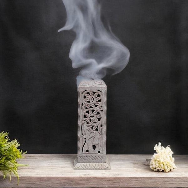 Soapstone Incense Stick/Candle Holder
