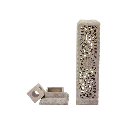 Soapstone Incense Stick/Candle Holder