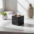 Soapstone T-light Candle Holder - floral carvings