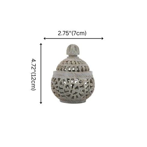 Soapstone T-light Candle Holder