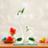 Swan Pair Glass Figurine