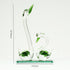 Swan Pair Glass Figurine