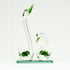 Swan Pair Glass Figurine