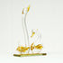 Swan Pair Glass Figurine
