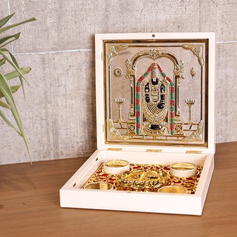 Tirupati Balaji Premium Pooja Gift Box/Pooja Peti