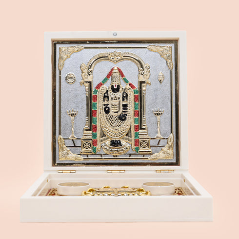 Tirupati Balaji Premium Pooja Gift Box/Pooja Peti