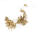 Traditional Brass Arjun-Krishna Mahabharata Rath Showpiece