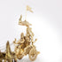 Traditional Brass Arjun-Krishna Mahabharata Rath Showpiece
