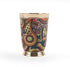 Traditional Brass Glass with Vibrant Indian Motifs